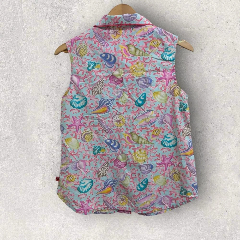 Nick & Nora cotton seashell pajama set - Picture 6 of 10